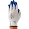 Ansell Nitrile Coated Gloves, Nitrile, Palm, 4 Abrasion Level, Blue, 10 12 PK 205625 - alternate 1